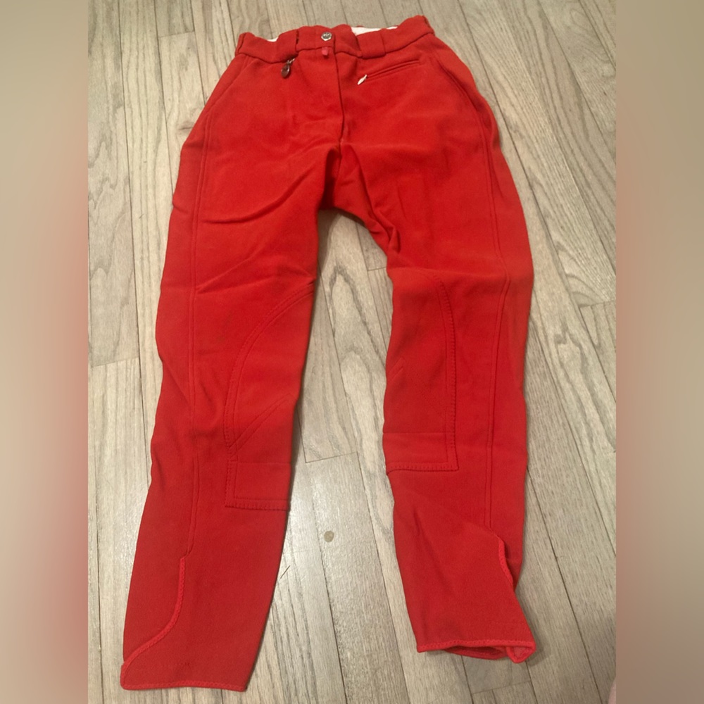 Red Pikeur riding breeches size 26.